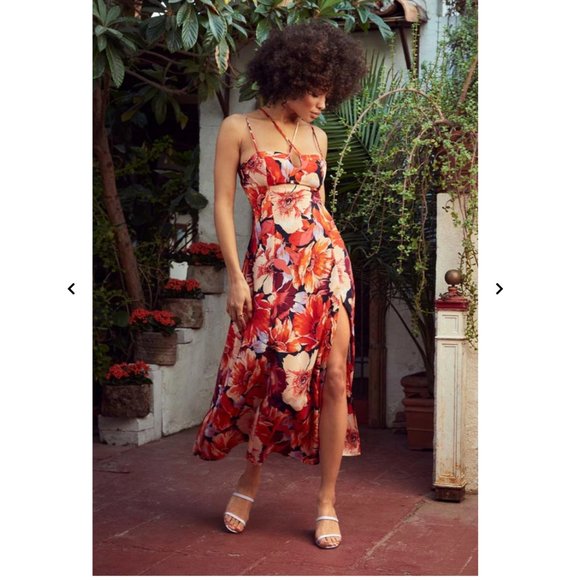 Lulu's Boldest Blooms Floral Print Maxi Dress - Picture 11 of 12